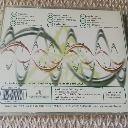 Single Cell CD compilation like new, electronic trance