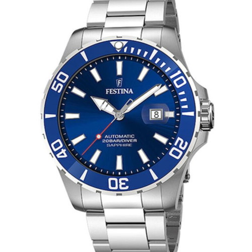 Festina wristwatch new, blue dial unisex