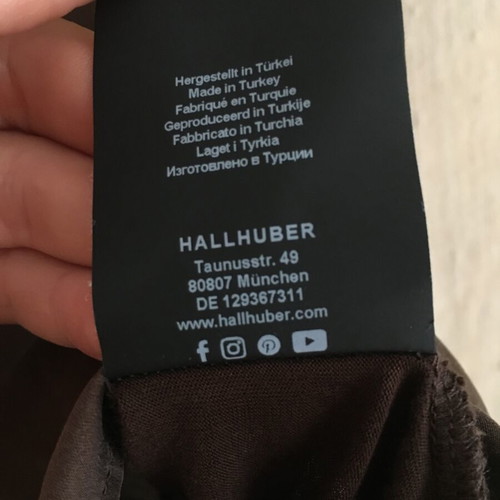 Silk top M like new, Hallhuber Donna, cool brown
