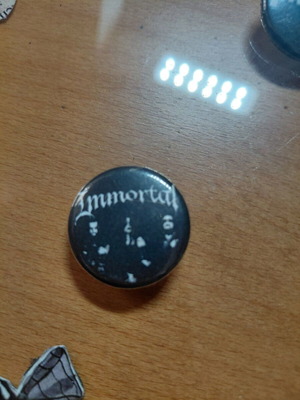 Immortal vintage pin in like new condition