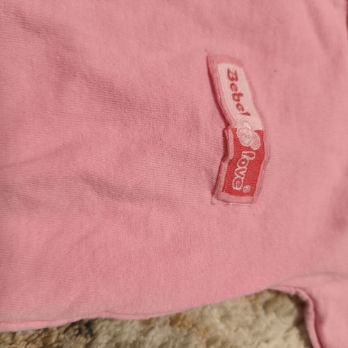 Baby bodysuit 0-3 months used, pink
