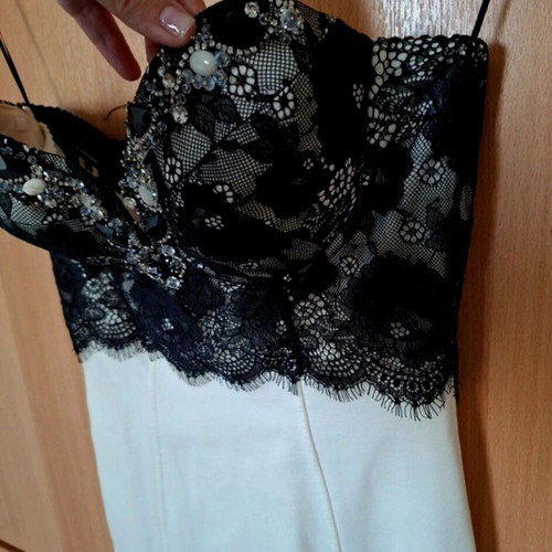 Cinema dress like new, black and white, size S