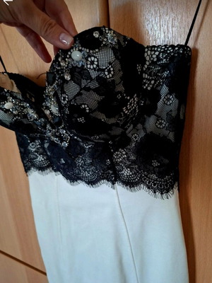 Cinema dress like new, black and white, size S