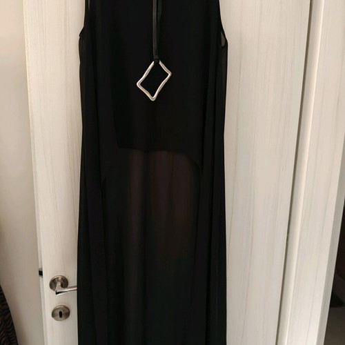Maxi top black like new, transparent, MY T