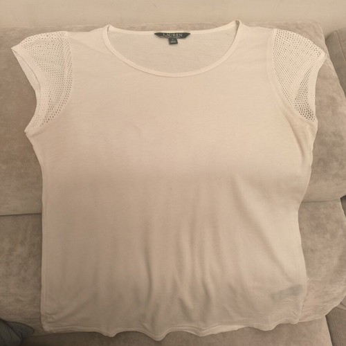 Ralph Lauren women's T-shirt used, size M, white
