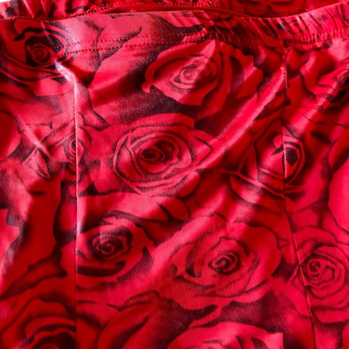 Dress intense red strapless fitted like new, size M