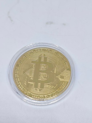 Συλλεκτικό αναμνηστικό νόμισμα Bitcoin Gold Edition σαν καινούργιο