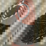  Krop top με στάμπα φιδιού H&M DIVIDED