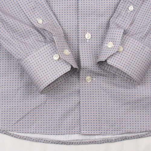 Eton men's shirt XL slim fit like new, multicolor gray cotton