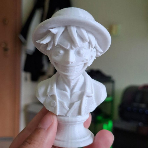 Luffy 3D Printed Figure like new, biodegradable PLA