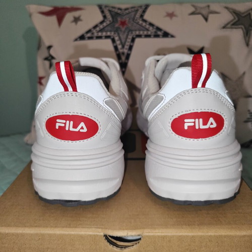 Fila Actix Retro athletic shoes new, in white and red