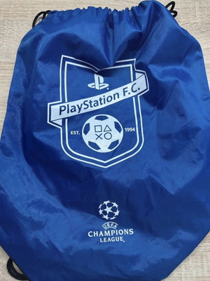 Play Station F. C. bag like new, blue backpack