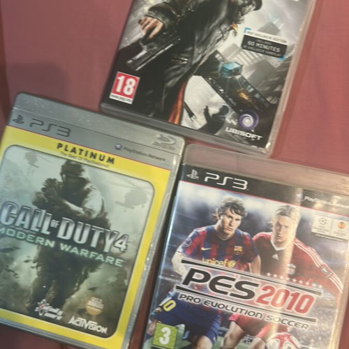 PS3 games like new, pack of 3
