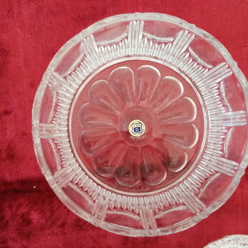Set of 7 Crystal Dessert Bowls new