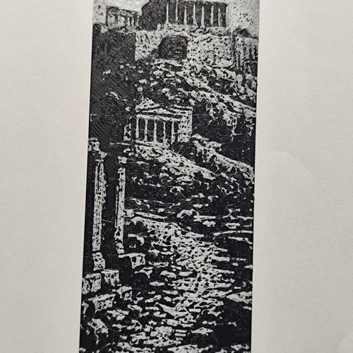 Bookmark new with 3D printed design
