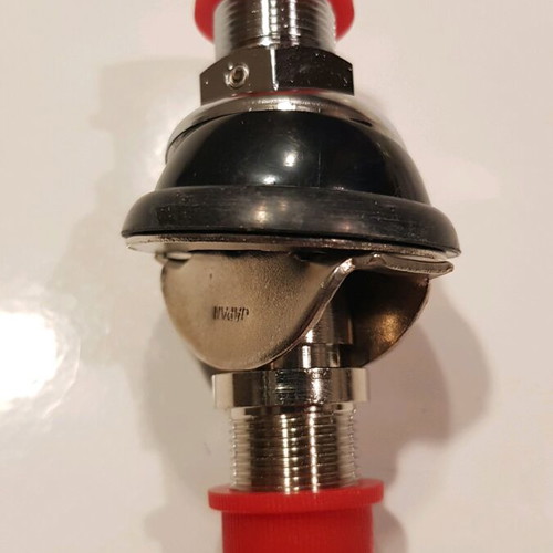 Antenna base used, without cable with transparent cover
