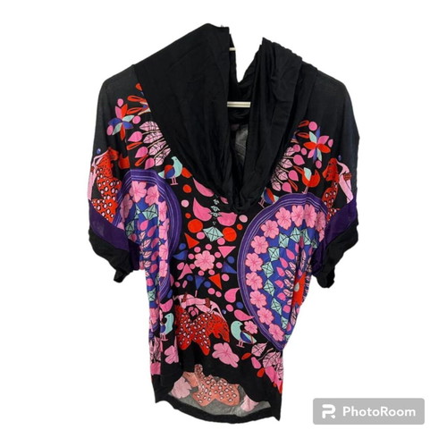 Custo Barcelona Vintage 90s Y2k Floral Tunic Dress Size Small like new