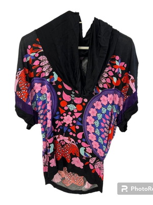 Custo Barcelona Vintage 90s Y2k Floral Tunic Dress Size Small like new