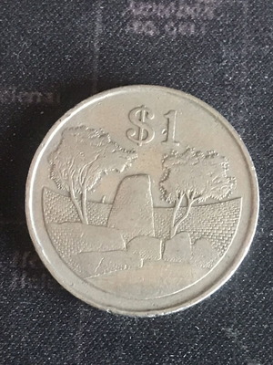 Zimbabwe 1 dollar coin 1980