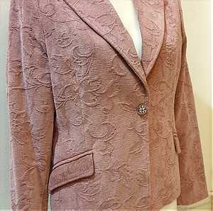 L γυναικείο blazer σακάκι romantic vintage φρεζ dusty pink - Skertzo Club