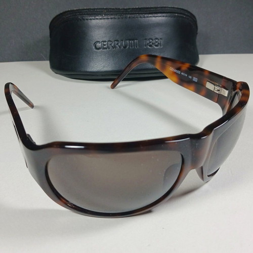 Cerruti 1881 CE 58503 vintage ladies sunglasses used, brown tortoise