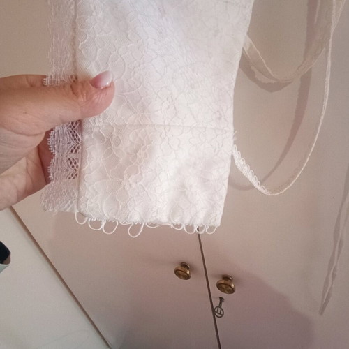 Bridal skirt and bustier like new