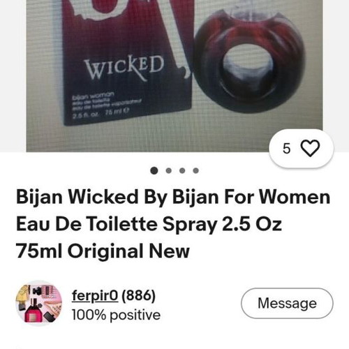 Bijan Wicked 50ml rare perfume Eau de Toilette