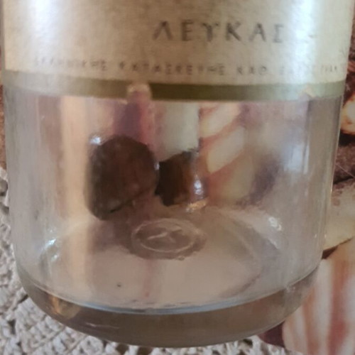 Μαστίχα ποτοποιία Λευκάς μεταχειρισμένο μπουκάλι με γνήσιο φελλό
