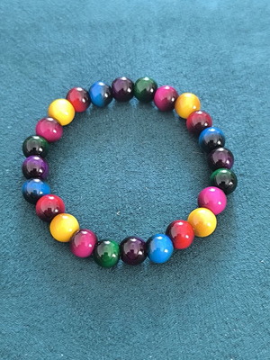 Elastic Bracelet with Colorful Beads Unisex new