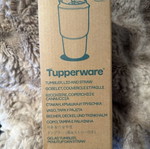 Tupperware thermos 630 ml with straw, stainless steel