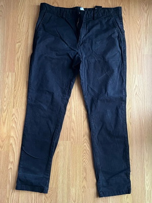 Men's Chino Pants H&M Black Like New, Size XL