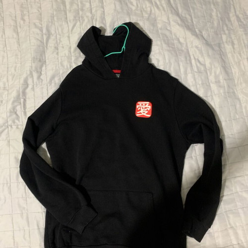Down Up hoodie size L black like new
