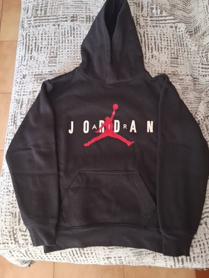 Jordan hoodie kids large black like new