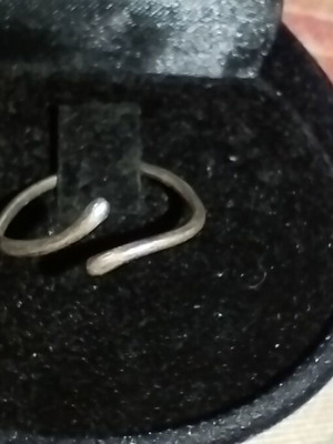 Handmade silver 925 ring used, adjustable size