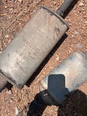 Exhaust muffler used in good condition