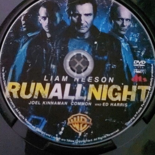 Run All Night DVD used, action thriller with subtitles