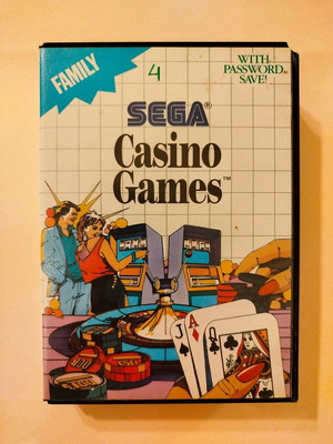 Sega Casino Games for Master System used