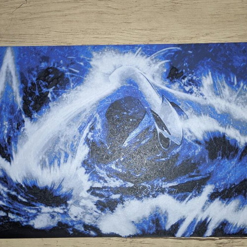 Lugia wall art with PLA base made to order