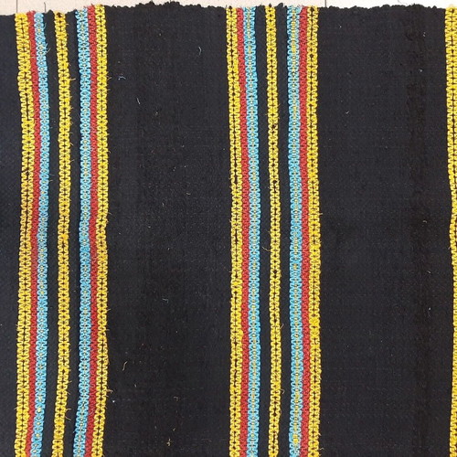 Vintage Handwoven Rug Multicolor 280x90 cm Like New