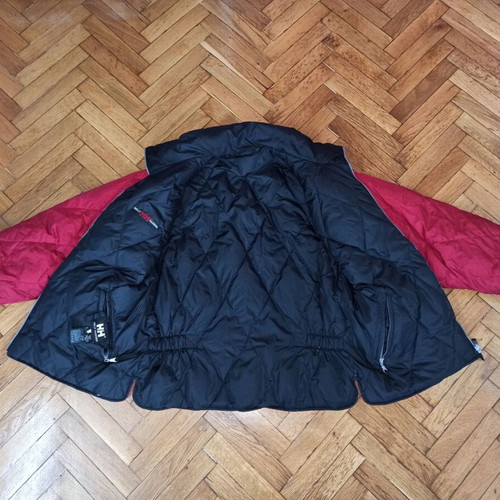 Helly Hansen women's winter jacket used, size XL, black and red