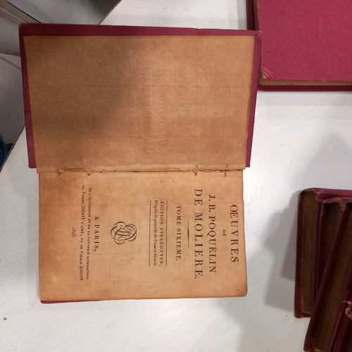 7 VOLUMES MOLIERE 1813