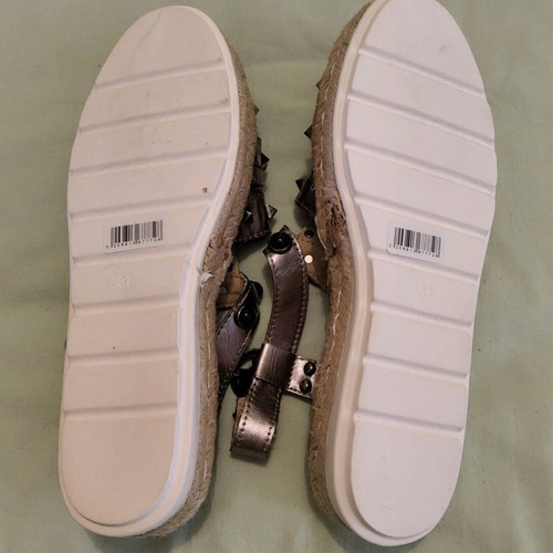 Migato sandals new, size 37, gray-silver