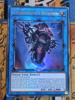 Fiendsmith's Requiem Link Monster card like new