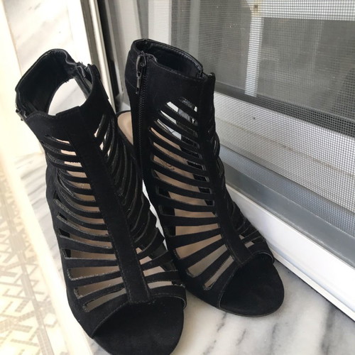 Voi&Noi sandals used, size 36, black with heel