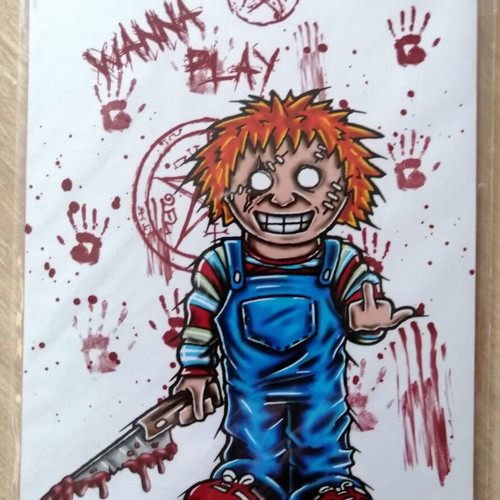 Chucky decorative card like new from London