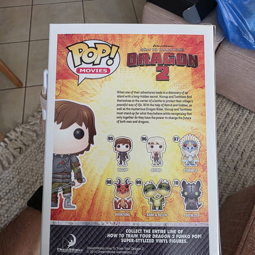 Hiccup Funko Pop vinyl figure like new