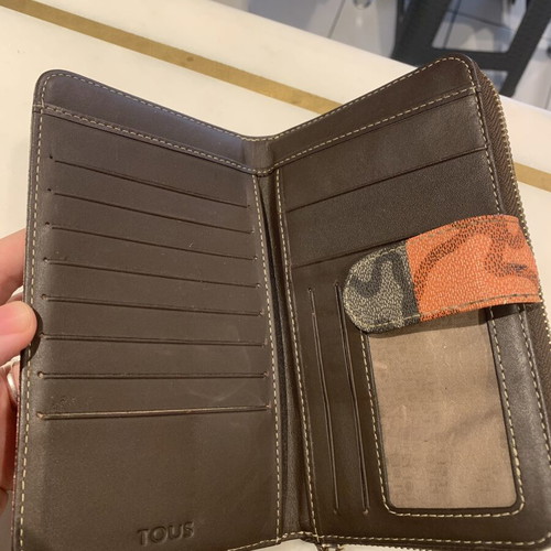 Tous wallet used, multicolor