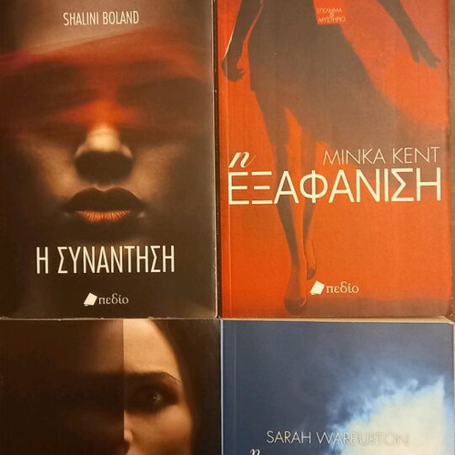 Pack of 4 mystery novels new