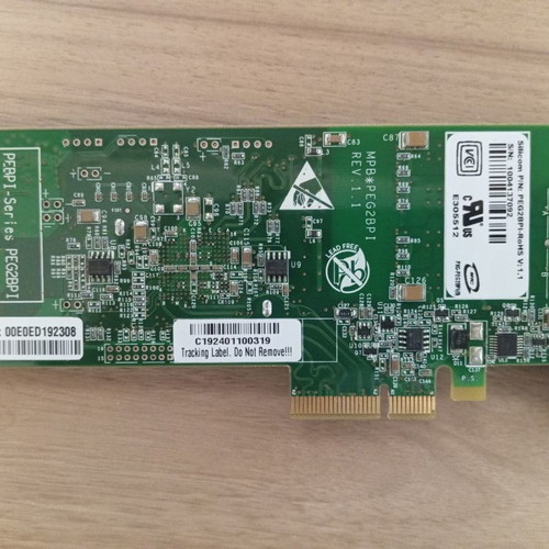 Silicom PEG2BPI-RoHS V1.1 Dual-Port Copper Gigabit Ethernet PCI-e Bypass Server used