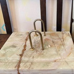 Antique marble calendar base used